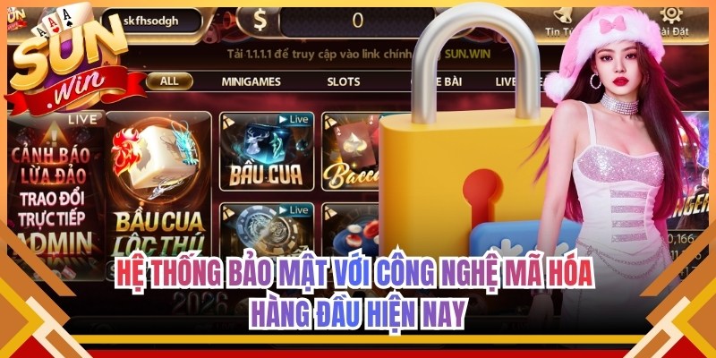Hệ thống bảo mật với công nghệ mã hóa hàng đầu hiện nay